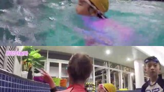 [사랑아놀자]사랑이가 수영장 물속 게임에 도전하다 1탄! 과연 모든 미션을 완수했을까요?