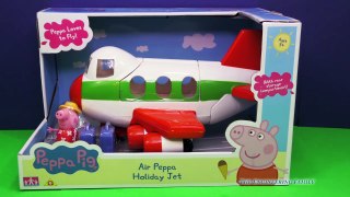 Peppa PIG Holiday Travel Plane with Daddy Pig a Toy Unboxing
