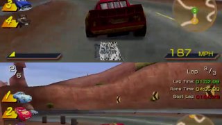 Cars Gameplay Grand Prix Cup 1 (PSP)