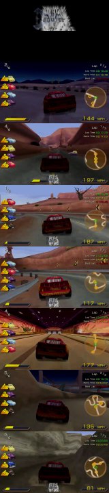Cars Gameplay Grand Prix Cup 1 (PSP)