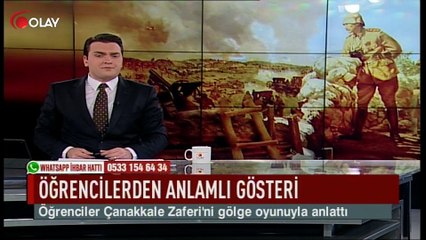 Öğrencilerden anlamlı gösteri