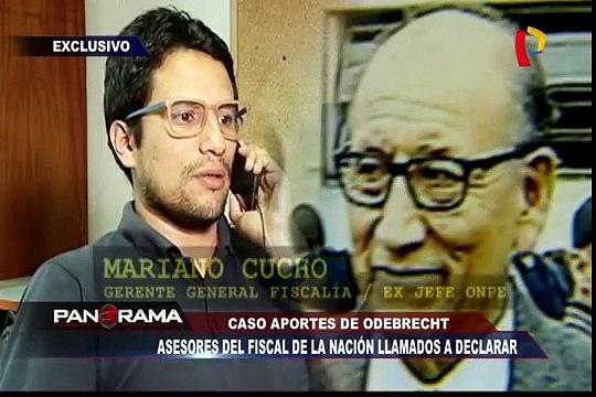 Asesores del fiscal de la Nación llamados a declarar por caso aportes de Odebrecht