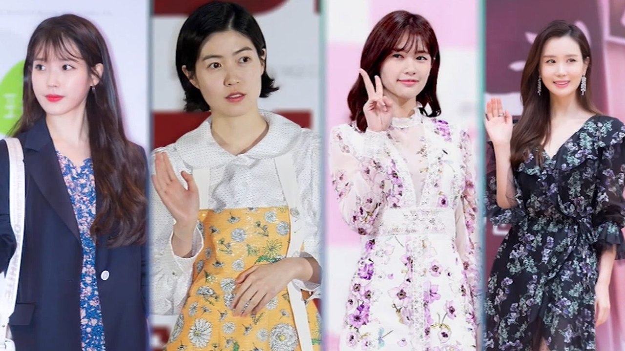 [Showbiz Korea] IU(아이유)&Jessica(제시카), Spring styles using floral prints as well as plaid patterns