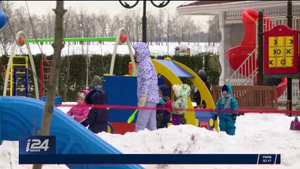 Le portrait de Pavel Groudinine, candidat du Parti communiste à l'élection présidentielle russe