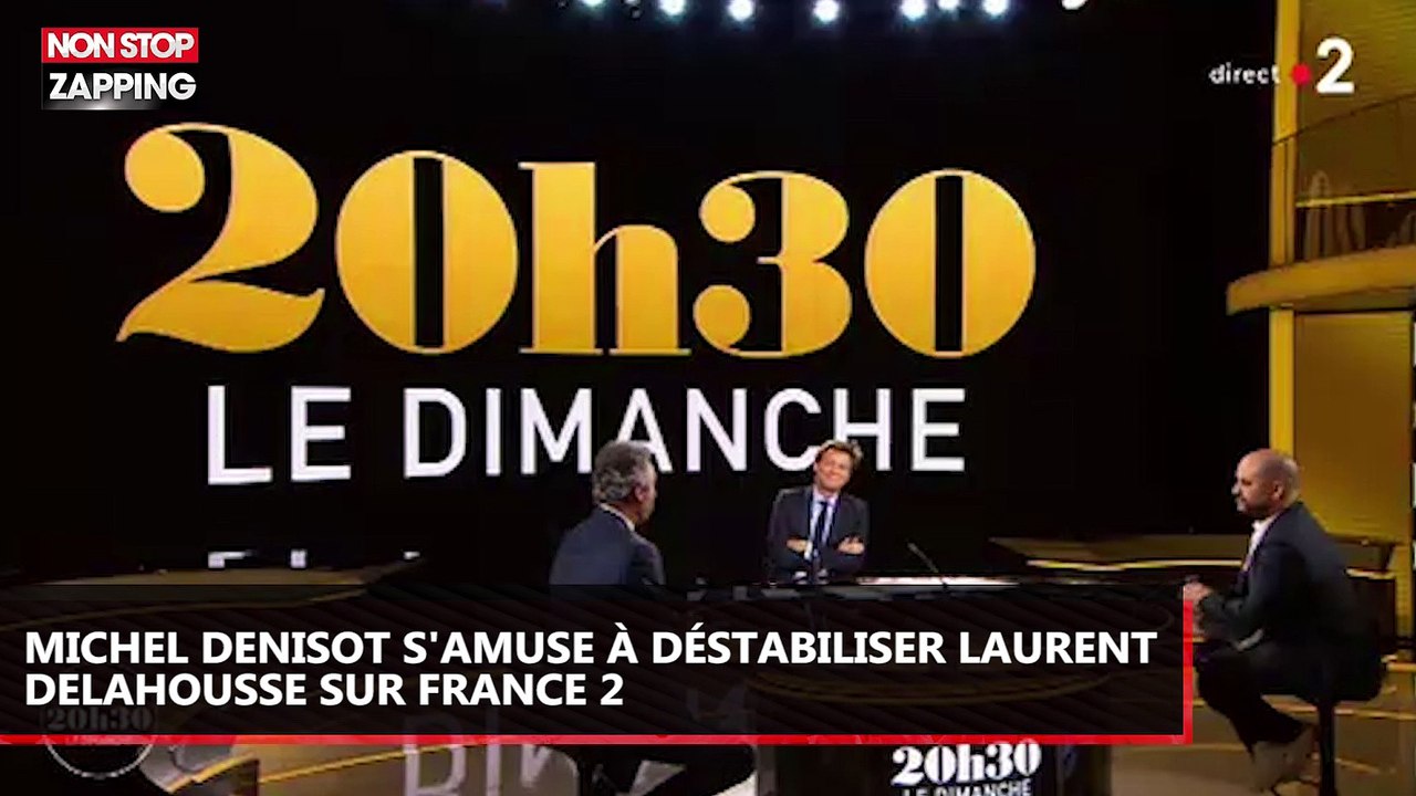 France 2 : Michel Denisot déstabilise Laurent Delahousse, malaise et rires sur le plateau (vidéo)