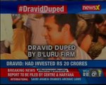 Rahul Dravid lodges police complaint against Bengaluru-based firm for duping him of crores