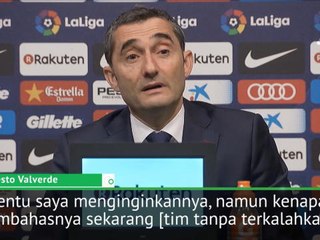Saya mendambakan tuntaskan Liga tanpa terkalahkan bersama Barcelona – Valverde