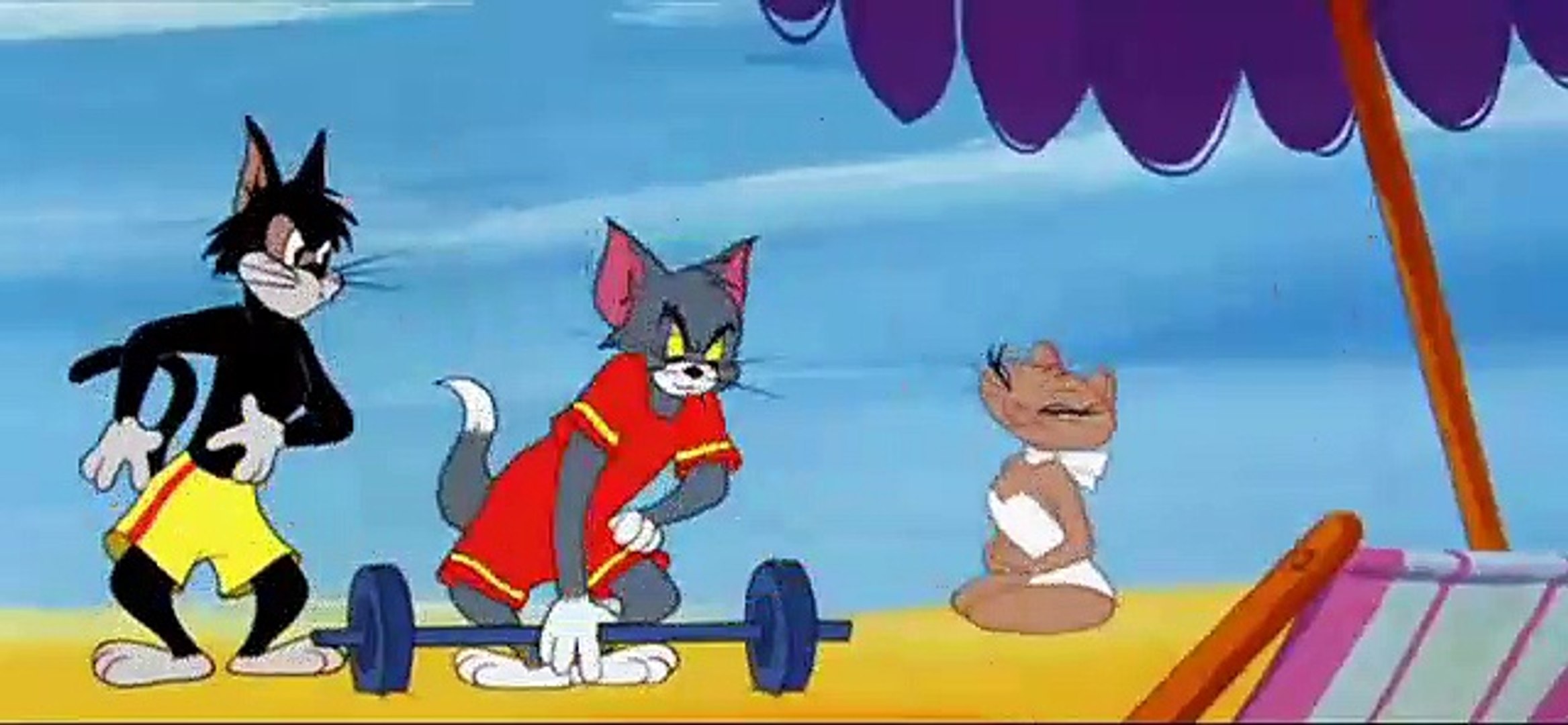 Tom and Jerry Classic Collection Episode 101 - 102 Muscle Beach Tom [1956]  - Down Beat Bear [1956] - video Dailymotion