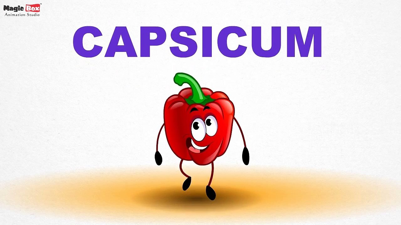 Capsicum - Vegetables - Pre School - Learn Spelling Videos For Kids