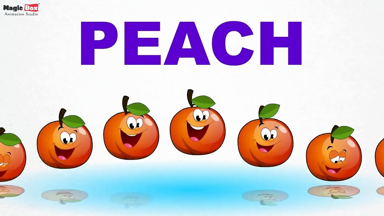 Peach - Fruits - Pre School - Learn Spelling Videos For Kids