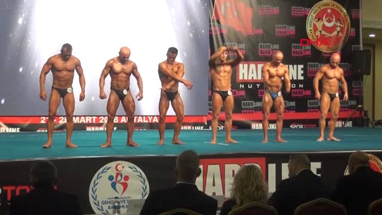 Türkiye Vücut Geliştirme Şampiyonası Antalya'da Başladı
