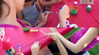 Learn English Colors and Shapes! Bird House with Sign Post Kids!