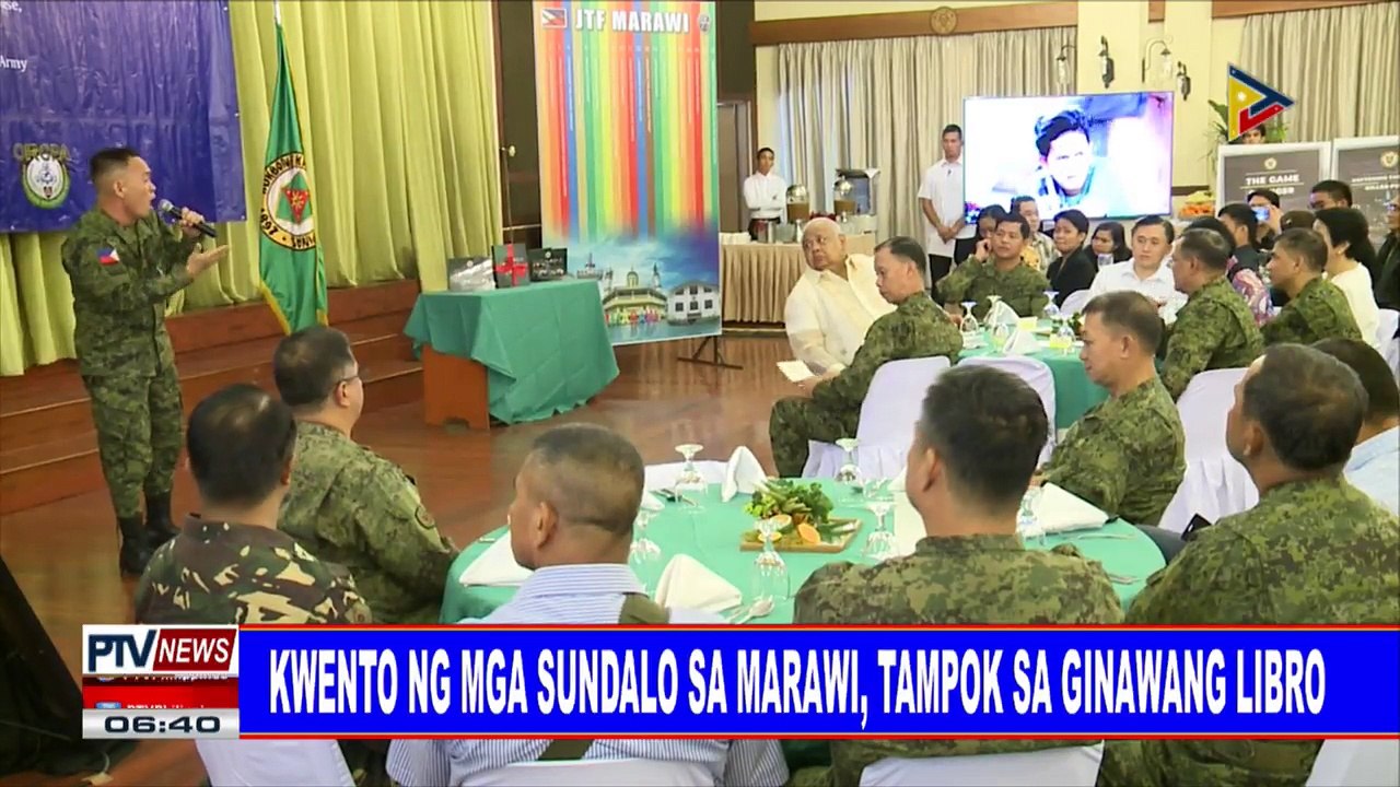 #PTVNEWS: Kwento ng mga sundalo sa Marawi, tampok sa ginawang libro