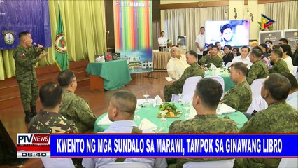 #PTVNEWS: Kwento ng mga sundalo sa Marawi, tampok sa ginawang libro
