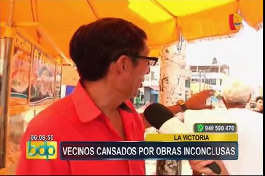 La Victoria: obras inconclusas generan malestar en vecinos