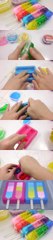 How To Make Ice Cream Slime Freeze ! 아이스크림 액체괴물 얼리기 아이스바 액괴 만들기 흐르는 점토 슬라임 놀이