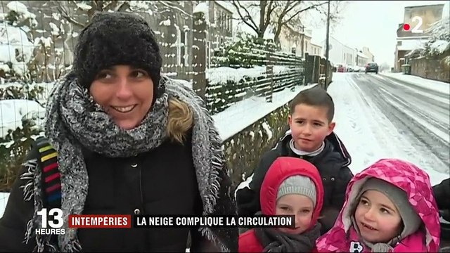 Intempéries : la circulation entravée par la neige