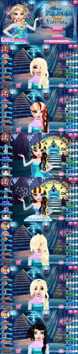 Elsa Frozen Real Haircuts - Disney Frozen Movie - Frozen Elsa Games