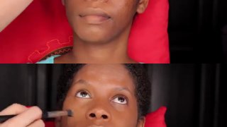 Contour & Highlight on brown skin :How to cover acne marks
