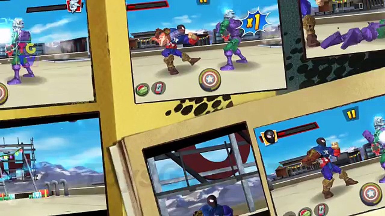 Marvel Super Hero Mashers Thor Spiderman Loki Stage 1-3 (Battles Edited) | Mix + Smash