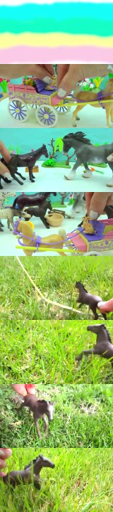 Schleich Foal Goes On Craziest Easter Egg Hunt Ever ! Horses Play Video