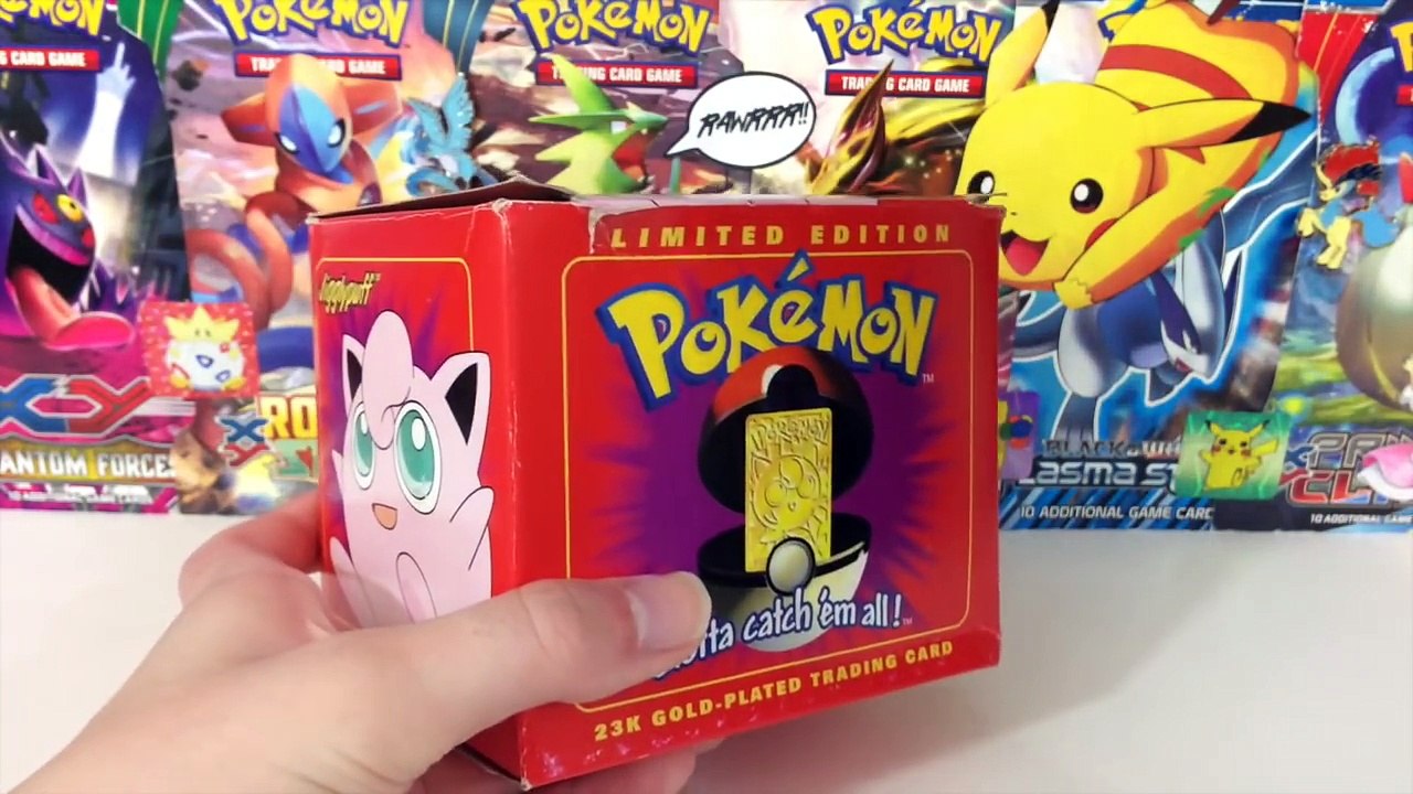 23 KARAT GOLD POKEMON CARD UNBOXING!!
