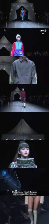 Japanese designers present creations at Tokyo Fashion Week