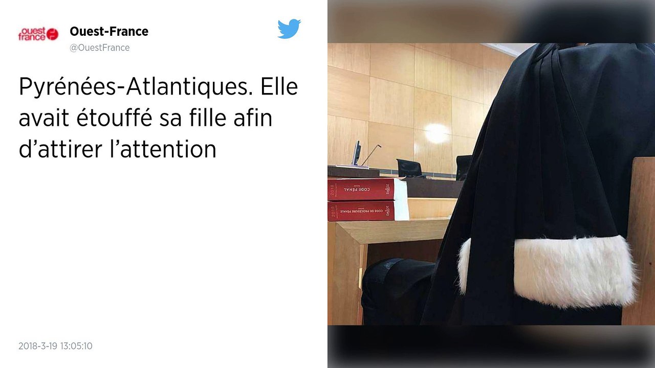 Pyrénées-Atlantiques. Elle avait étouffé sa fille afin d’attirer l’attention.