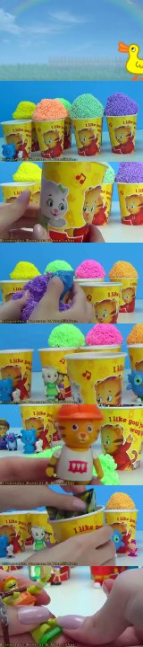 Daniel Tigre Copos Surpresas Massinha de Espuma Foam Clay Daniel Tigers Neighborhood toy Surprise