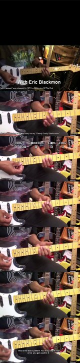 Funky Nassau The Beginning Of The End Funk Guitar Lesson EricBlackmonMusicHD