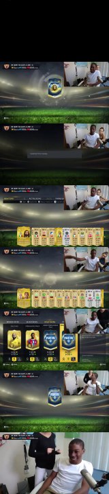 STRIP FIFA PACK OPENING GIRLFRIEND CHALLENGE! (FIFA 15)