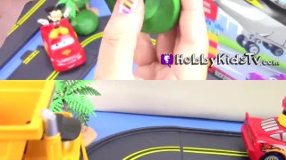 Mickey Mouse and Lightning McQueen Play-Doh Surprise Eggs