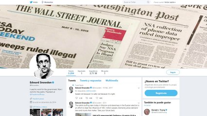 Snowden dice que Facebook es una "compañía de vigilancia"