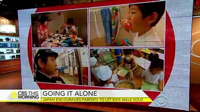 Our kids go to school by Japanese cars, but Japanese kids walk to school
