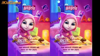 My talking Angela level 1 hack without coins Vs My talking Angela level 1 Gameplay makeover for kid