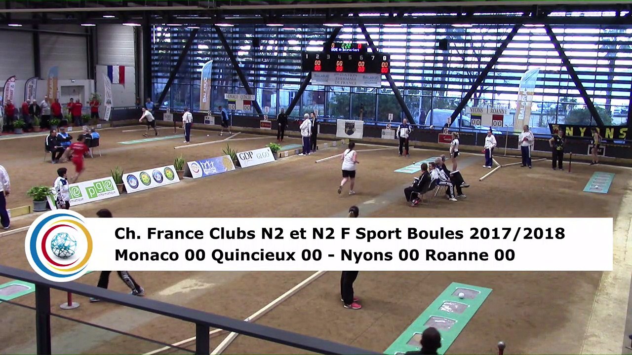Premier tour, tir rapide en simple, finale N2F Nyons contre Roanne, finale N2 Monaco contre Quincieux, France Clubs 2018, Balaruc-les-Bains 2018