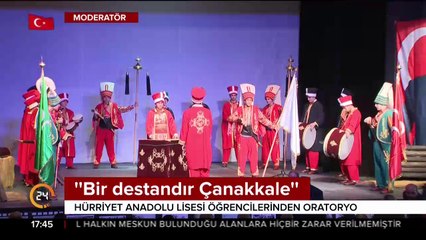 Çanakkale ruhu yansıtıldı