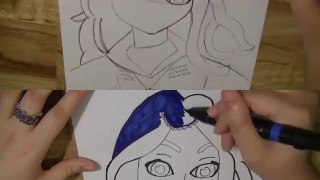 Drawing Evie/ Descendants Disney Series #1/ Sped up