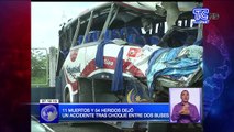 11 muertos y 54 heridos tras accidente de tránsito en Guayaquil