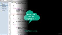 055 Hide the left or right pane with simple shortcut keys