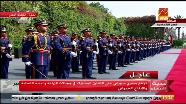 #حديث_المساء توافق مصري سوداني على التعاون المشترك في مجالات الزراعة والبنية التحتية والإنتاج الحيواني