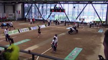 Troisième tour, tir rapide en double, finale N2F Nyons contre Roanne, finale N2 Monaco contre Quincieux, France Clubs 2018, Balaruc-les-Bains 2018