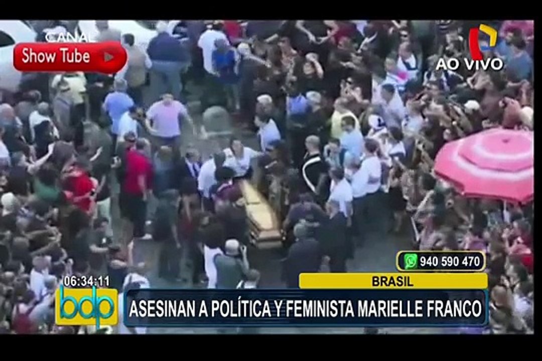 Río de Janeiro: asesinato de la activista Marielle Franco conmociona a todo Brasil