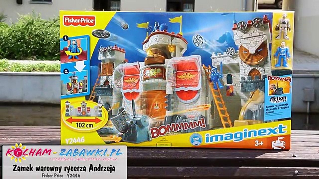 Eagle Talon Castle / Zamek Warowny Rycerza Andrzeja - Imaginext - Fisher Price - Y2446 - Recenzja
