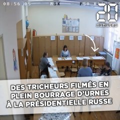Des tricheurs filmés en plein bourrage d'urnes à la présidentielle russe