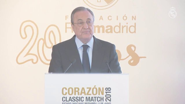 Florentino Pérez presenta el Corazón Classic Match: Real Madrid y Arsenal jugarán por todos los niños del mundo