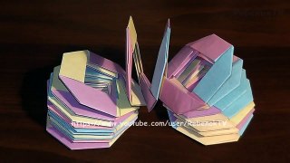 Оригами радужная пружинка (мастер класс)