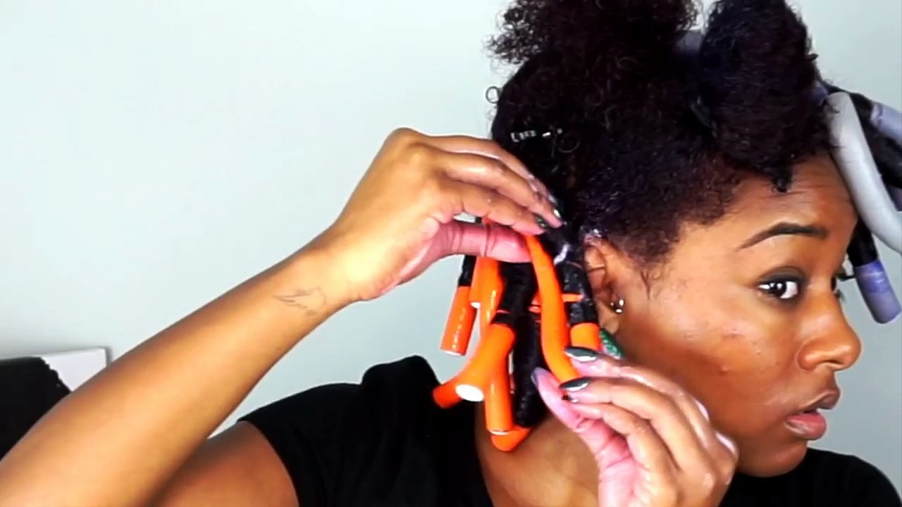 Flexi Rod Slay on Natural Hair (Full Step by Step BREAK DOWN)