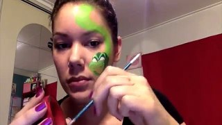 RoxaRosa face paint tutorial snake
