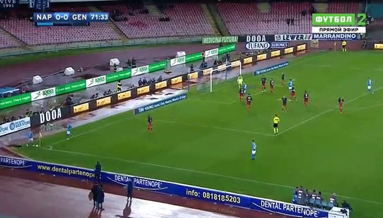 Raul Albiol Goal HD -Napoli 1-0 Genoa 18.03.2018